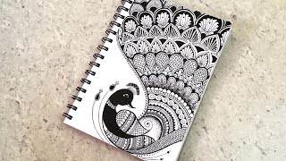 Peacock Mandala Drawing | How to Draw Peacock Mandala Art