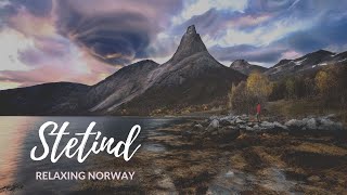 RELAXING NORWAY - Aerial Footage of Norways National Mountain, Stetind (1392 m.a.s.l)