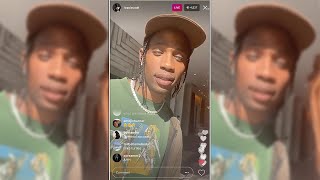 "She's fake" Travis Scott finally reveals why he broke up with Kylie Jenner (IG Live Video)