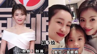 12对明星母女颜值对比，邱淑贞女儿美若天仙#明星 #演员 #娱乐圈