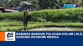 PONOROGO - Babinsa Bangun Puluhan Kolam Lele, Dorong Ekonomi Warga