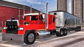 ATS V1.6 - FORD LTL9000 pulling 28 tons of Wood Shaving |ATS MODS