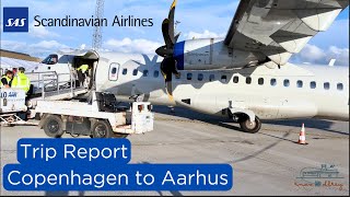 Trip Report | Copenhagen to Aarhus | Scandinavian Airlines | ATR72