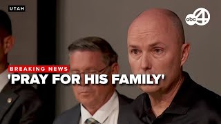 Utah Gov. Spencer Cox provides details on shooting of Charlie Kirk