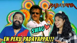 En Peru Padayappa Video Song REACTION | Malayalam | Rajinikanth | Ramya Krishnan | A R Rahman | SPB