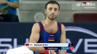 🥇 Artur Davtyan 🇦🇲  15.166World Cup Gymnastics Doha 2024