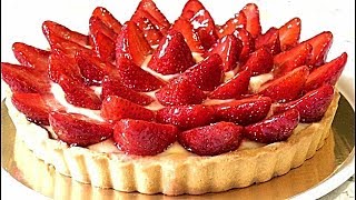 ТАРТ с заварным кремом и клубникой/Tart with custard and strawberries