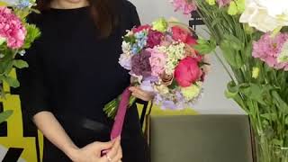 怎樣DIY一個美麗的結婚新娘捧花 - Wedding Bouquet