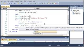 Visual Basic Tutorial 29 Continue For YouTube