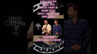 #MichaelSheen & #DavidTennant From #GoodOmens Season 2 On Contact Lenses #joblo #interview #shorts