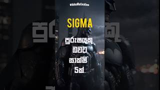 ඔබටත් මේ ලක්ෂණ තියෙනවාද? සිග්මා පිරිමියකුගේ 🗿 ලක්ෂණ 5 ක් | 5 signs to sigma male.