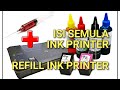 Cara Refill Ink Printer Hp Deskjet , cara isi ulang dakwat ink printer, refill catridge