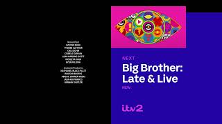 ITV1 / ITV2 - Big Brother ECPs - 08.10.2023