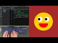 ASMR Programming - Smiley Eyes Follow Mouse Cursor using Html CSS and Javascript - No Talking