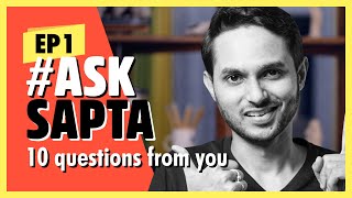 Ask Sapta Q&A, UI UX, Product Design Career advice for beginners