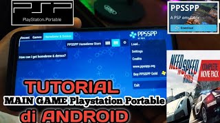 Tutorial cara pasang ppsspp di android 2023 - main game psp di android 2023