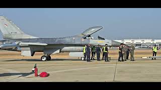 F16 บินโชว์แล้วลงจอด วันเด็ก ดอนเมือง 2568