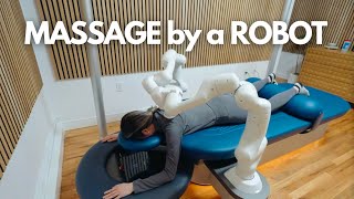 NYC's First Ever Robot Massage - Would you try getting a massage by a robot?