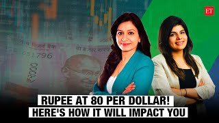 Rupee at 80! Here's how it will impact you