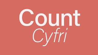 Welsh: Counting, 1-10