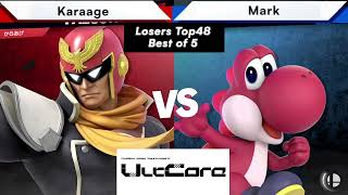 UltCore 4th Losers Top 48 - Karaage(キャプテン・ファルコン) vs Mark(ヨッシー) - スマブラSP愛知大会