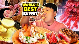 #1 BEST Buffet in THE WORLD! French LOBSTER BUFFET 🦞 took 4 HOURS by TRAIN! WORTH IT!