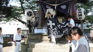 長井の黒獅子 十日町・白山神社(1/1)