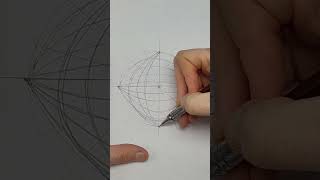 Five point perspective drawing tutorial #art #oddlysatisfying #drawing #drawingtutorial #arttutorial
