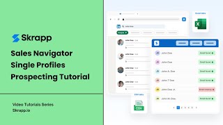 How To Find Business Emails For Prospecting From Sales Navigator Profiles - Skrapp.io