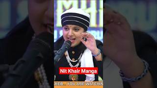Nit Khair Manga Soneya Mai Teri || Punjabi || Qawalli || Nusrat Fateh Ali Khan || Khanak Joshi#best