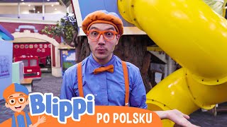 Blippi zjeżdża na zjeżdżalni📙Blippi po polsku📙Nauka i zabawa dla Dzieci