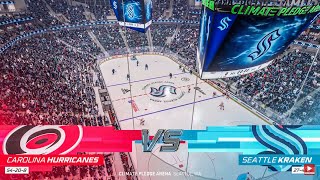 Carolina Hurricanes vs Seattle Kraken 10/17/2022 NHL 23 Gameplay