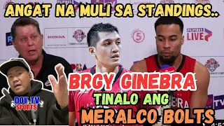 Ginebra | Tinalo Meralco Bolts | PBA Commissioners Cup