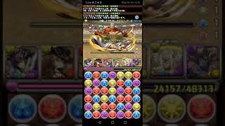 #パズドラ　[ずっと俺のターン]　6月のクエスト 上級者向け　チャレンジダンジョンLv9