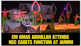 CM Omar Abdullah Attends NCC Cadets Function at Jammu