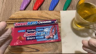 [ASMR] SWEETARTS Original and Strawberry Ropes