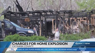 Man charged with having WMD after Catawba County home explosion that left two injured