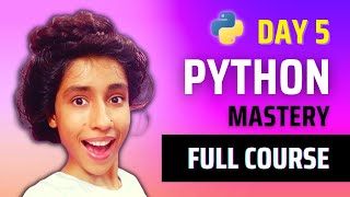 Python Mastery Full Course For Beginners - TYPE CONVERSION in Python, TYPE CASTING in Python - Day 5