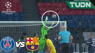 ¡LA PRIMERA DE MESSI! Tiro libre fuera  | PSG vs Barcelona | Champions League 2021 - 8vos | TUDN