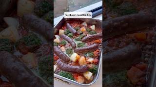 One Pan Sausage Lentils Tray Bake #candychoocooks #cooking #tasty #recipe #onepan #dinner #mealprep