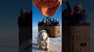 Polar Bear Rescue: Heartwarming Moment of Hope! #polarbear #resque #animals #ai #arcticrescue