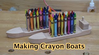 Making Crayon Boats