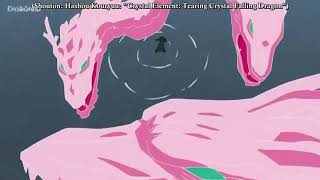 Naruto 10 Minutes of Crystal Style and Yang Style   Shouton   All of Crystal Style HD