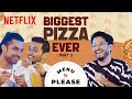 The Biggest Pizza Pt. 2 ft. Tovino Thomas, Basil Joseph & Abish Mathew | Menu Please | Minnal Murali
