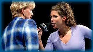 Stephanie McMahon-Helmsley slaps her mother Linda: SmackDown!, Mar. 23, 2000