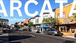 Un miercoles camiando por las calles de Arcata un pueblo en el Norte de California