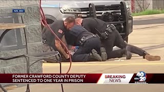 Second Crawford Co. deputy accused in beating sentenced to prison