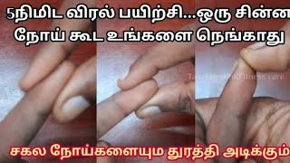 5நிமிட விரல் பயிற்சி செய்து பாருங்க சகல நோய்களும் ஓடிவிடும்|Simple 5min excercise for Healthy life