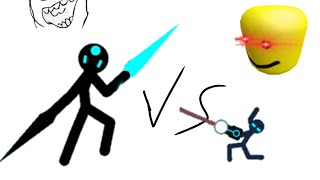 boss(world 1) vs gunner  in stickman project rebirth