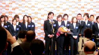 千葉監督決意表明　ベガルタ仙台レディース激励会　２０１２０２１０